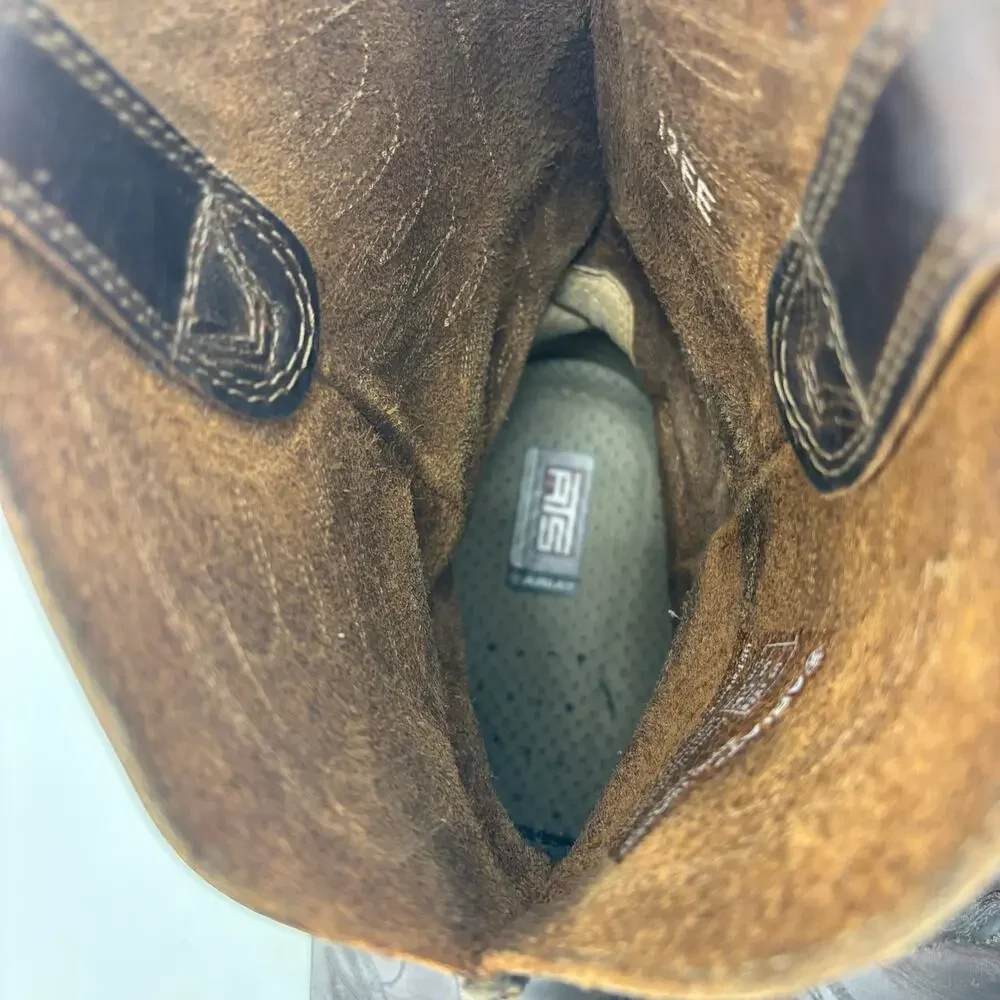 Ariat Size 12 Extra Wide Brown Leather Western Boot Cowboy Style 10010944